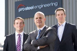 Alan Jones at BPU Accountants, Richard Selby at Pro Steel Engineering and Oliver Jenkins at Finance Wales